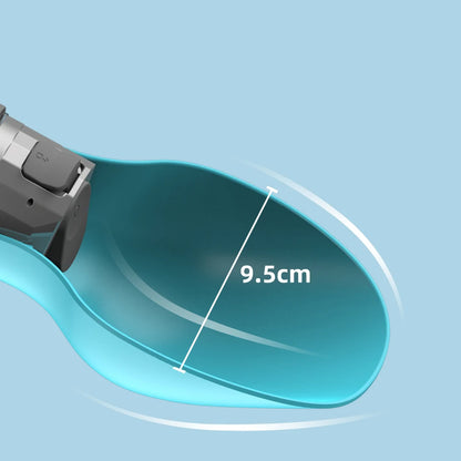 Portable Dog Water Bottle with Travel Bowl, 800 ml