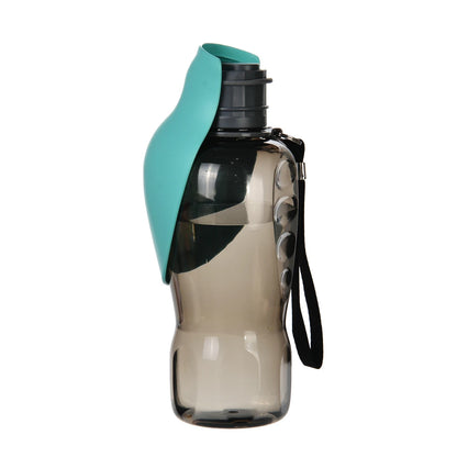 Portable Dog Water Bottle with Travel Bowl, 800 ml