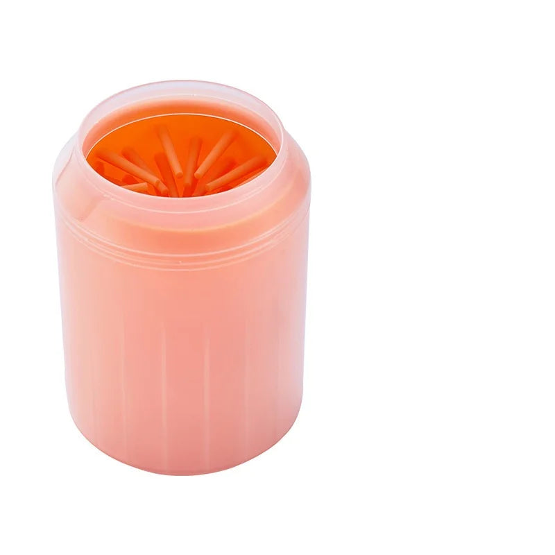 Dog Paw Cleaner Cup Soft Silicone Combs Portable Outdoor Pet Foot Washer Paw Clean Brush Quickly Wash Foot Cleaning Bucket
