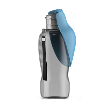 Portable Dog Water Bottle with Travel Bowl, 800 ml