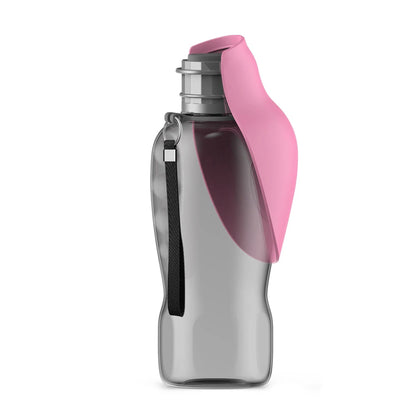 Portable Dog Water Bottle with Travel Bowl, 800 ml